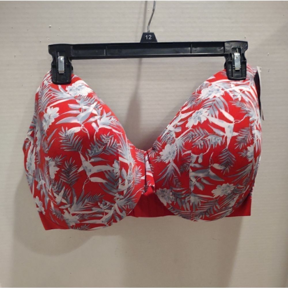 👍 Cacique New Bra Size 40 G Red And Grey. W1